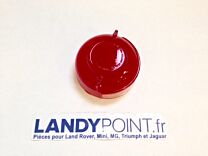 589448 - Cabochon Rouge / Zone Blanche Ø80mm - Land Rover Séries