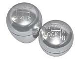 DA5500 - Alloy Gear Lever Knob Set For Defender with R380 Gearbox