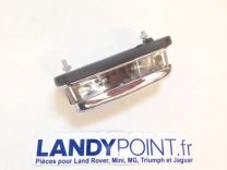 127916 - Chrome Number Plate Light Assembly - MG / Triumph / Austin Healey
